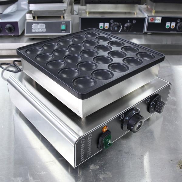 0.85KW Commercial Dutch Mini Pancake Maker Poffertjes Making Machine with Timer 0-5mins