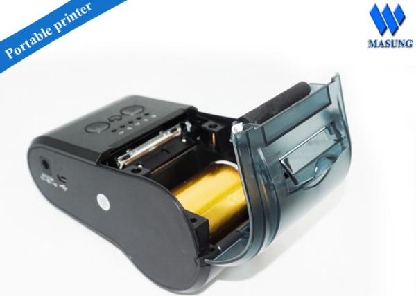 Portable Mobile Type Bluetooth Thermal Printer For Android ,  2600mah Capacity Battery