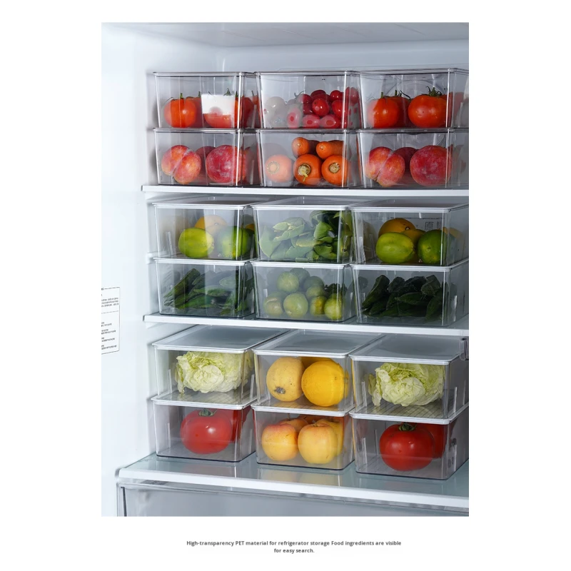 Multi-Compartment Plastic Storage Box Stackable Organizer for Bathroom Toiletries Office Tools & Kitchen Food Pouches