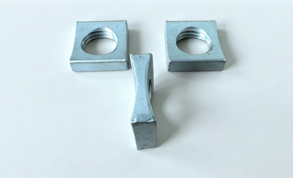 Concave Square Locknut MF Curved Lock Nuts Vibration Proof