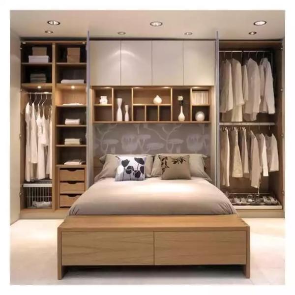 Classic Cloth Wardrobe Walk In Closet , Attic Walk In Closet Wardrobe Glass