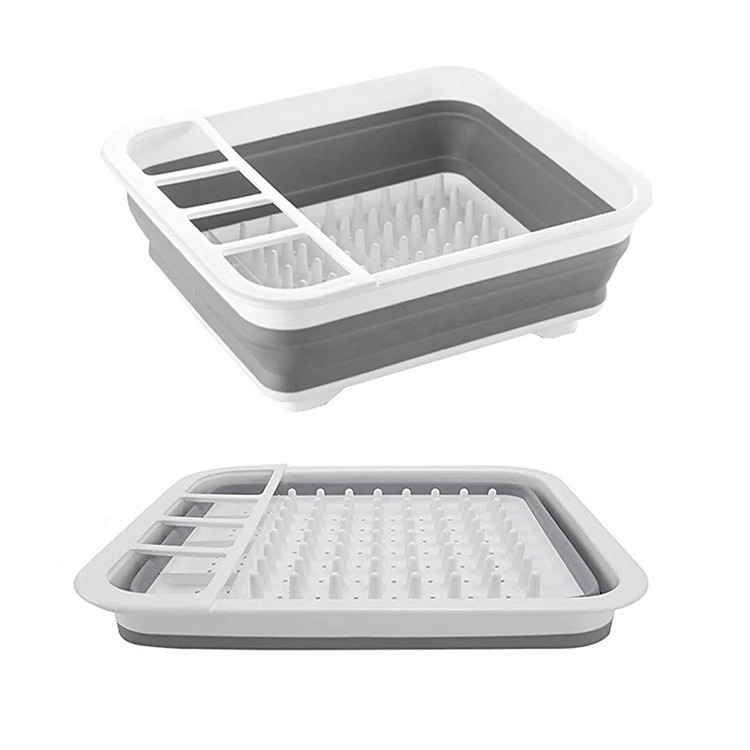Шкаф хранения кухни шкафа Drainer блюда квадрата 36.5*12CM складывая пластиковый