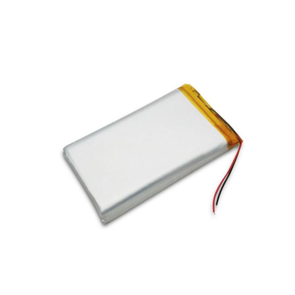 PL1260100 3.7V 10000mAh Lithium Polymer Rechargeable Battery, 37Wh Soft Pack Li‑po Battery with Red Black Wires for Power Bank，CE Certified