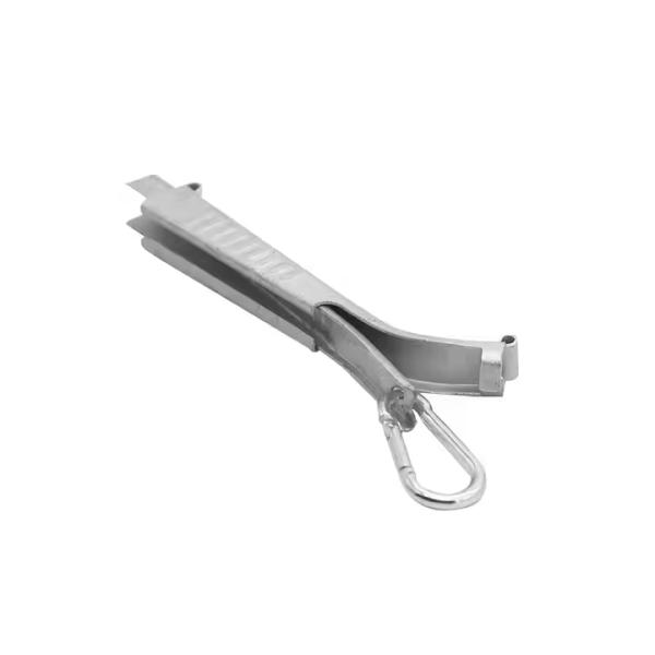 Stainless Steel Fiber Optic Accessories ARC Clip Wedge Type Anchor Joint
