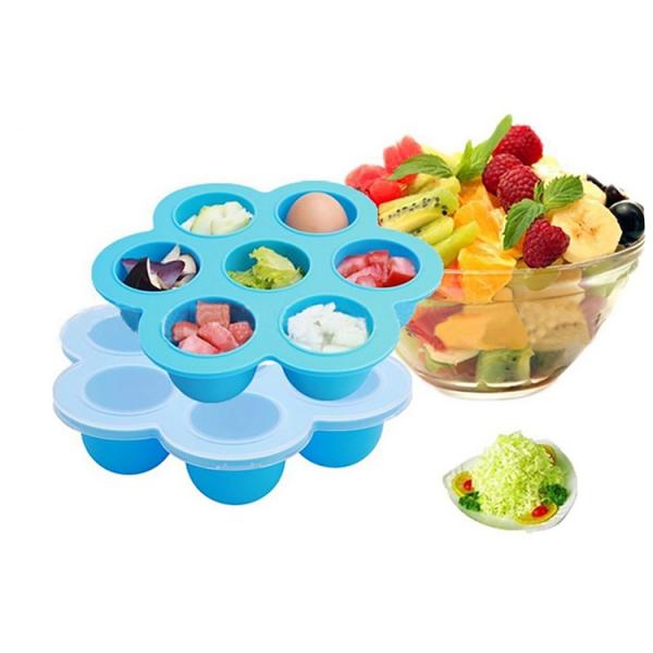 6 Cubes Egg Bites Mold Customized Personalized Shaped Silicone Ice Tray And Snack Maker Kitchen Tool