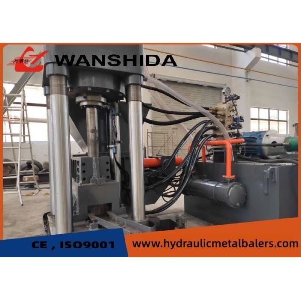 2500kN Hydraulic Scrap Briquetting Press Φ100×50-80mm Briquettes for Metal Recycling