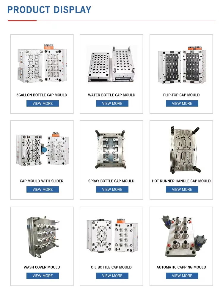 Custom OEM Plastic Injection Mold for High Precision PET Water Bottle Carry Handle Ring with Multi-Cavity Options