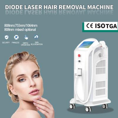 Diode 808nm Laser Hair Removal Machine Permanent Type 1 Year Warranty