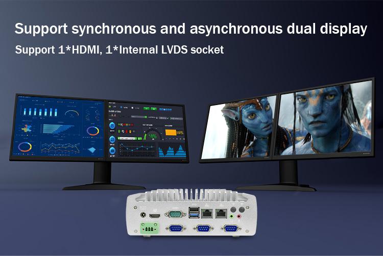 IBOX-101 Plus Промышленный мини ПК с HDMI Mini PCIe/MSATA Поддержка Windows/Liunx