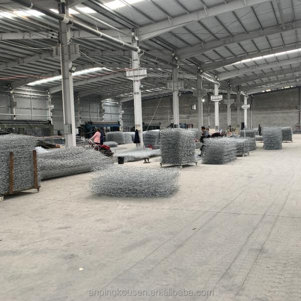 Supply Galvanized Wire Mesh Hexagonal Gabion Wall Basket Box for River Construction