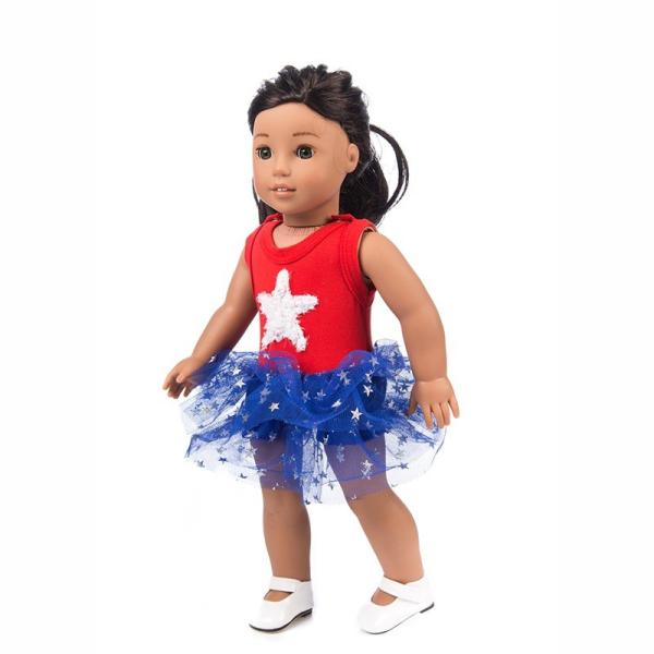 Princess Dress For Doll Cotton Doll Clothing Accessories Sleeveless Doll Clothes Dress For Sweet Girls