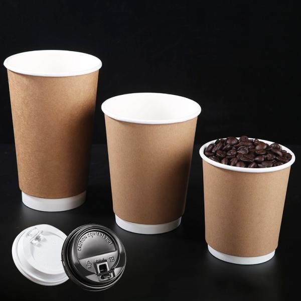 Capa portátil de taza PP PET duradera para tazas de papel de bebidas calientes