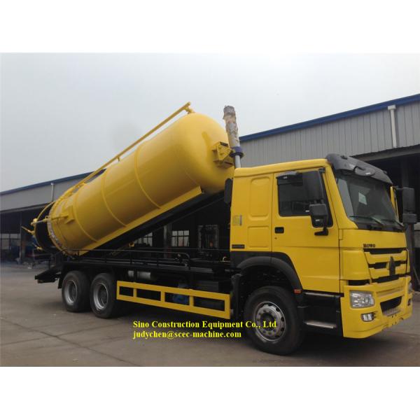 10 тележка всасывания нечистот тележки 16000Л чистки нечистот колес с танком Лифтабле