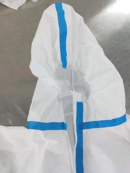 Lightweight Disposable Protective Suit For Laboratories Workshops Construction Sites