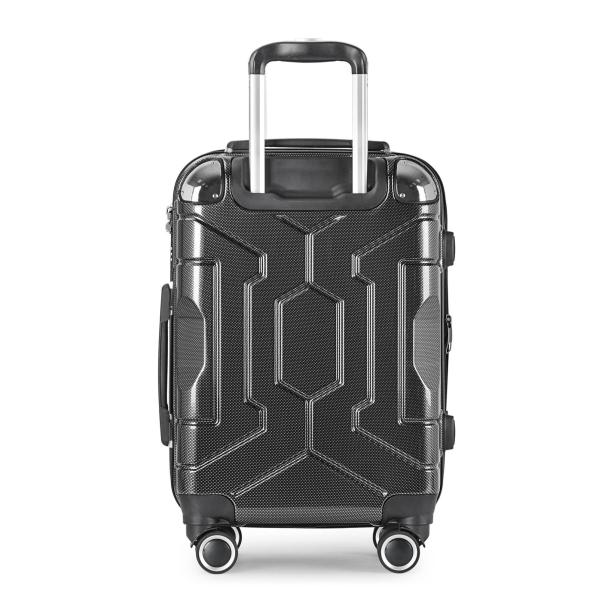 Sturdy  ABS PC Lightweight Hard Travel Luggage Trolley Mechanical Style