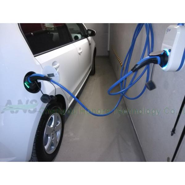 16A 1 штепсельная вилка Iec 62196 мужская Ev участка 5m для типа 2 стороны зарядной станции к кабелю заряжателя ev типа 2