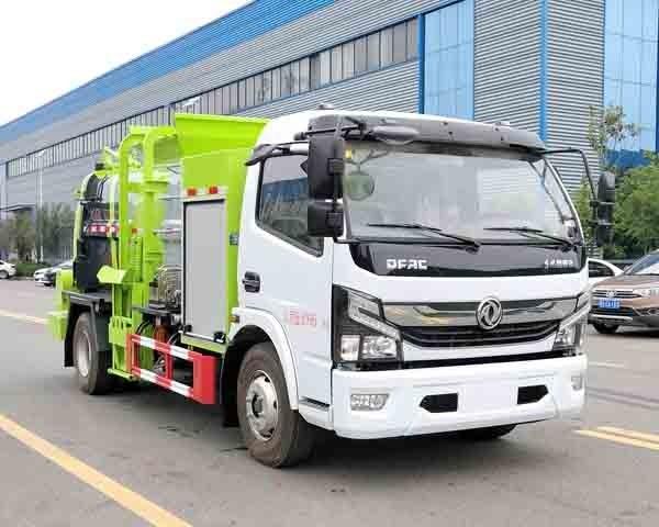 Pure Electric Eco-Friendly Waste Hauler Reducing Carbon Footprint and Operational Costs for Restaurant-Kitchen Garbage Truck