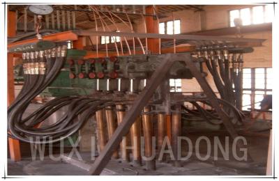 tipo ascendente da máquina de carcaça contínua da fornalha 45KW elétrica para o oxigênio Rod de cobre livre