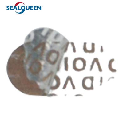 Etiqueta inalterável Logo Security Hologram Void Sticker holográfico do selo