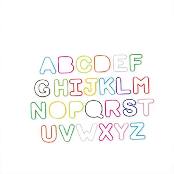 Outro Estilo Forma de letra de silicone Silly Bands Jogos para crianças Essencial