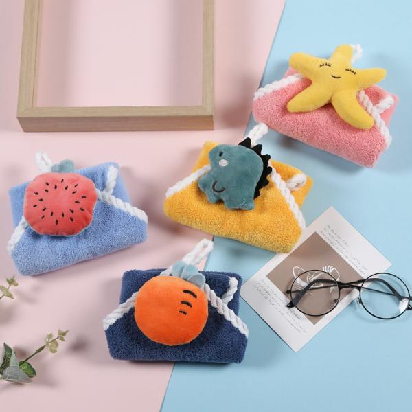 25*25 см многоцветные коралловые бархатные салфетки для мягкого абсорбента