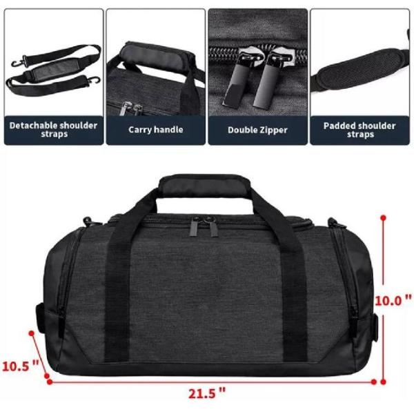 Os esportes exteriores do projeto novo ensacam o Duffel Tote Water Resistant do Gym