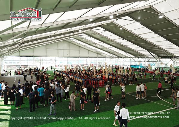 Barracas exteriores do evento desportivo com pico alto 3m~10m dos Sidewalls da parede de vidro