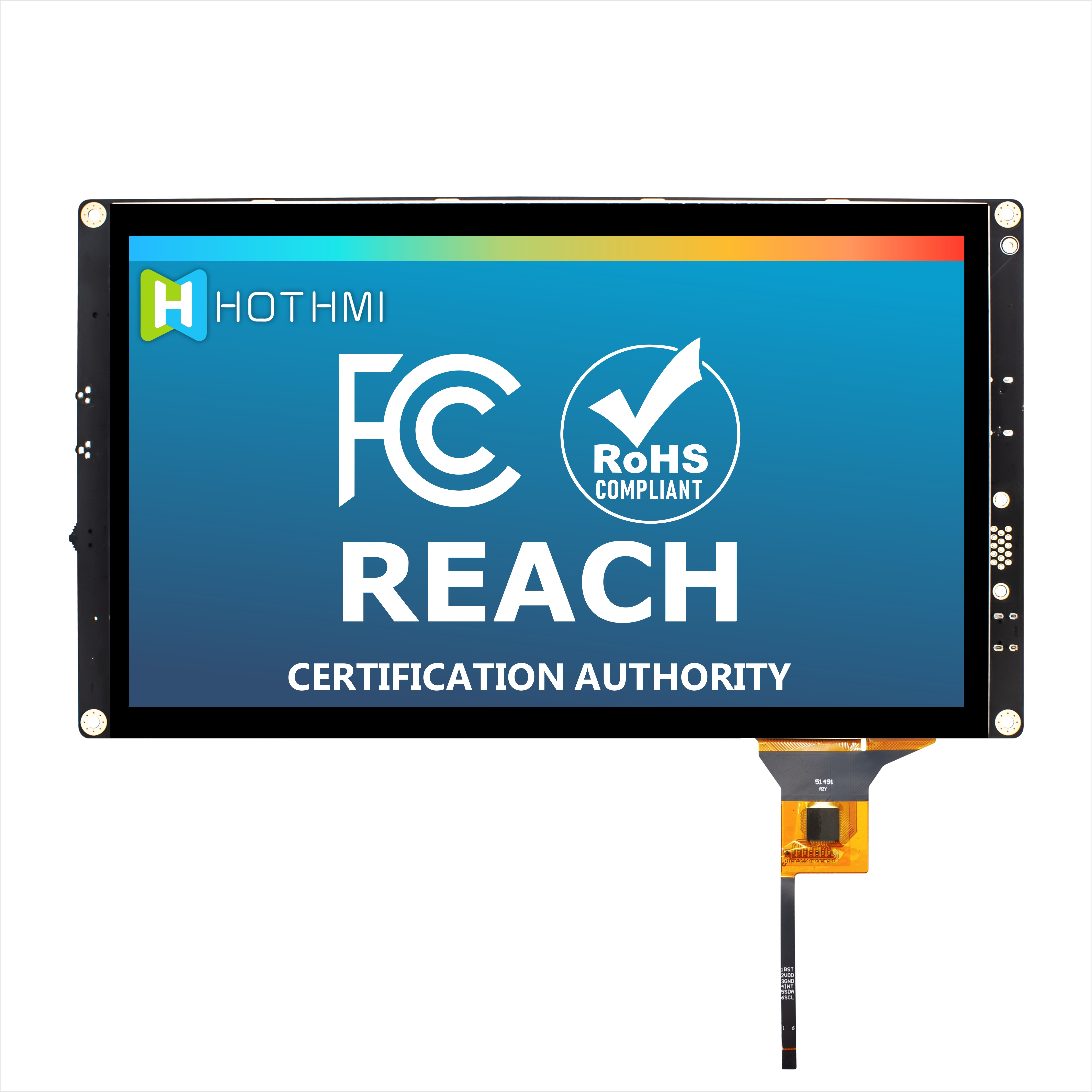 10.1 дюймовый HI IPS 1024x600 TFT LCD дисплей с емкостным сенсорным дисплеем с Raspberry Pi