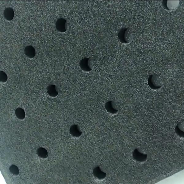 Inoac E-7008 Espuma de borracha EPDM, material tampão à prova d'água preto