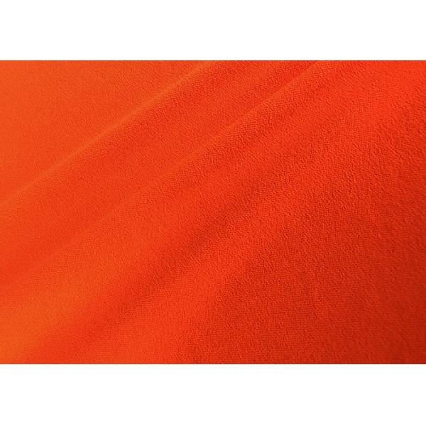 Orange Workwear Safety Clothing 180GSM Reflective Polyester Fabric