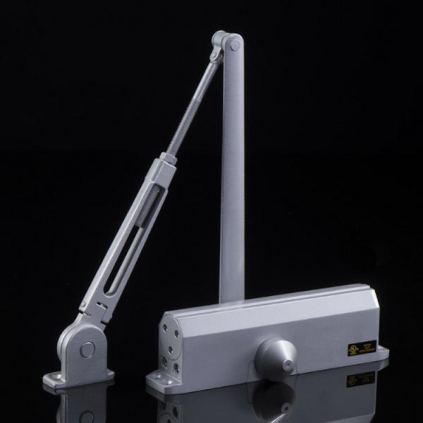 Metal Commercial Hydraulic Door Closer Hold Open Arm Width Range 850-1500mm
