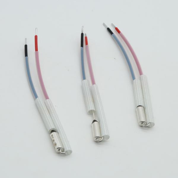 Thermal Fuse Assembly with Wire Heat Resistant Sleeve Insulation Tube
