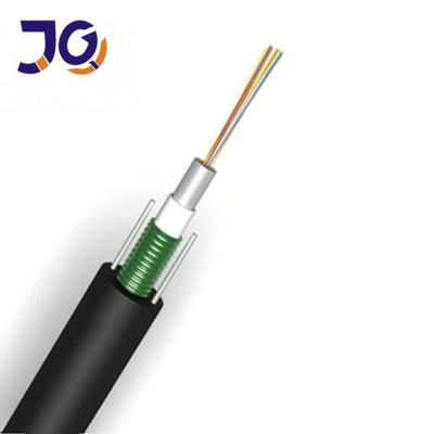 Tubo central 4 6 8 12 24 cabos de fibra ótica do OD 6mm GYXTW do núcleo