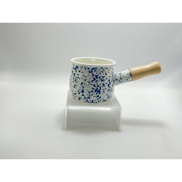 Daily Enamel Cookware Colorful Sprinkle Saucepan Milk Pan Mini Butter Warmer