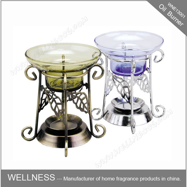 Non Electric Scented Oil Burner , Metal Essential Oil Burner Common Packaging