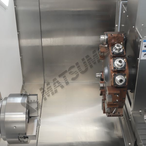 TCK50Y CNC Turning Milling Machine 12-Station Live Tooling Turret with Y-Axis