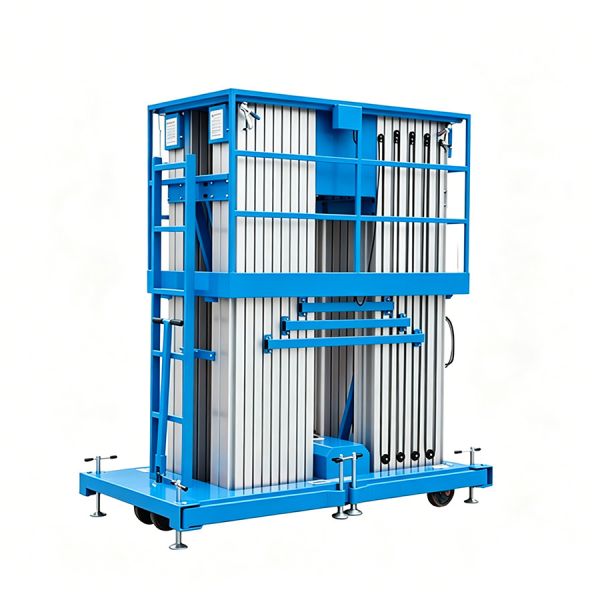 Aluminium Six Vertical Mast Lift Order Picker 18m-24m 150kg