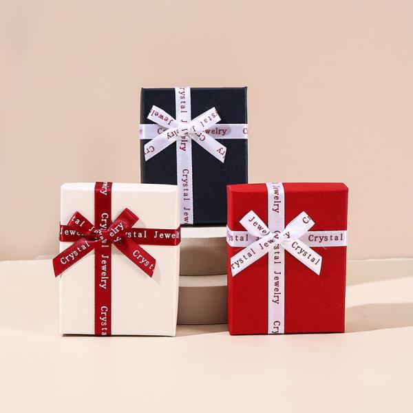 Подгонянная бумага коробки ювелирных изделий орнаментов упаковывая модная