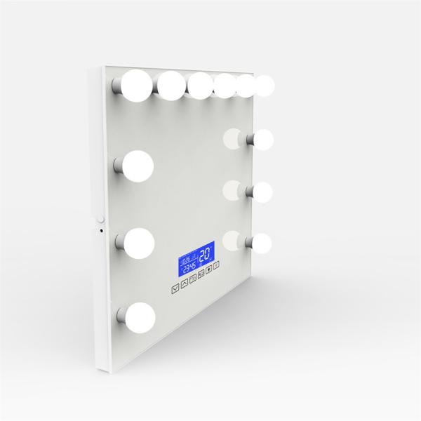 Wall Mounted LED Makeup Mirror Polished Touch Screen Make Up Mirror 5000K 6000K