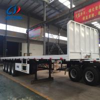 40ft Container Carrier Flatbed Truck Trailer For Cargo Transport