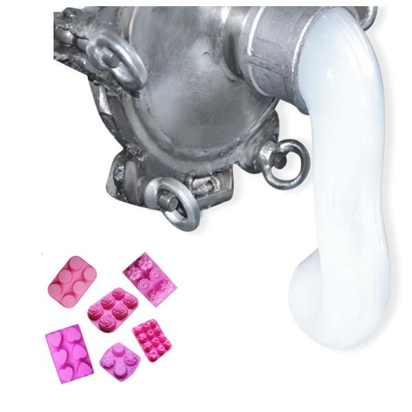 A+B LSR Liquid Silicone Rubber /  White Color Condensed Cure Liquid Silicone For Molds
