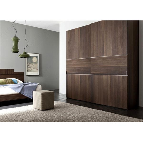 Free Standing Hinged Door Wardrobes Bedroom Shutter Door Wardrobe For Family