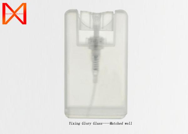 High quality card portable fine sprayer plastic 10ml 20ml credit card perfume bottle