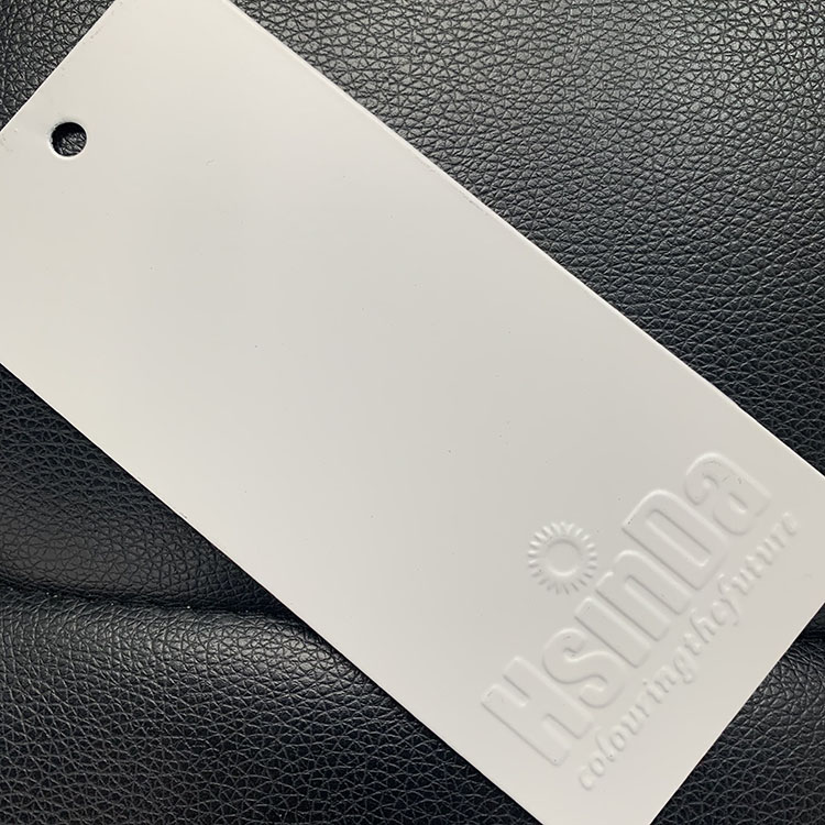 Hsinda RAL/PANTONE Белый матовый гладкий полиэстерный порошковый покрытие для мебельной промышленности