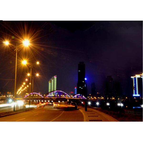 Outside White Led Street Lights Fixtures 100W High Lumen Easy Installations