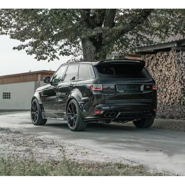 Kit de réparation de remplacement de la carrosserie Land Rover 2017 - 2019 Spoiler Hood Résine Fibre Front Lip