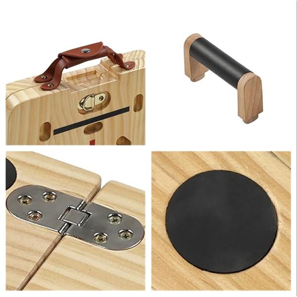 Customized Design Solid Wooden Push Up Board Kit with Plate Bar Resistance Bands Sets