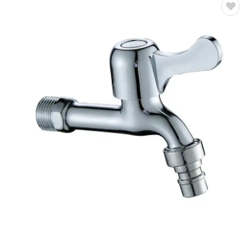 Misturador de zinco de espátula de latão, revestido de cromo, montado no convés, misturador de bacias para banheiro clássico