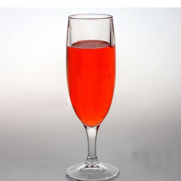 Dishwasher Safe Plastic Champagne Glasses Customized Color Unbreakable Champagne Flutes