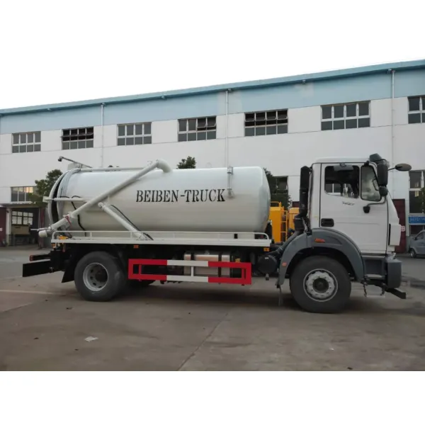 High-Capacity 15000L Municipal Vacuum Sewage Truck for Sale